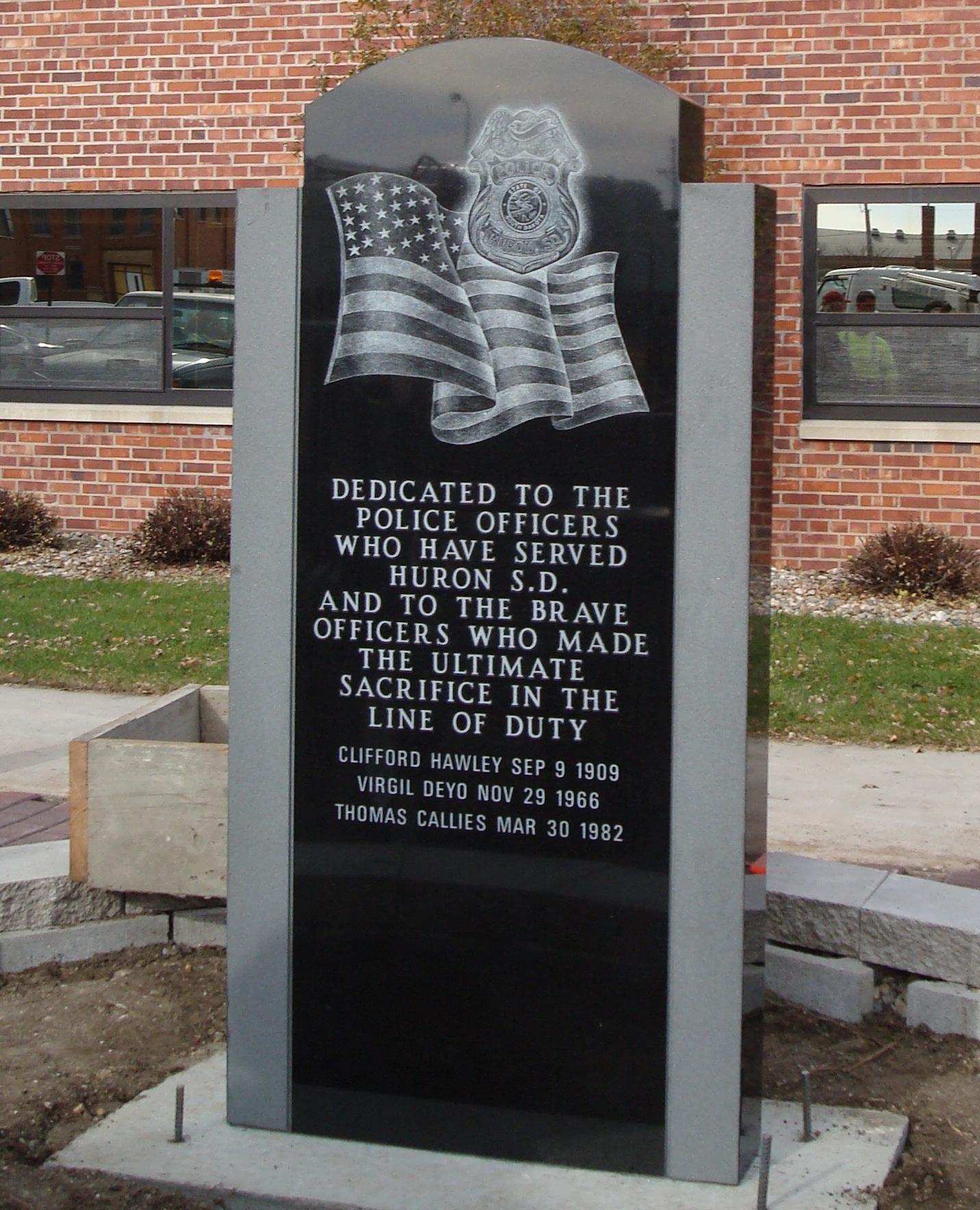 Huron Police Memorial
