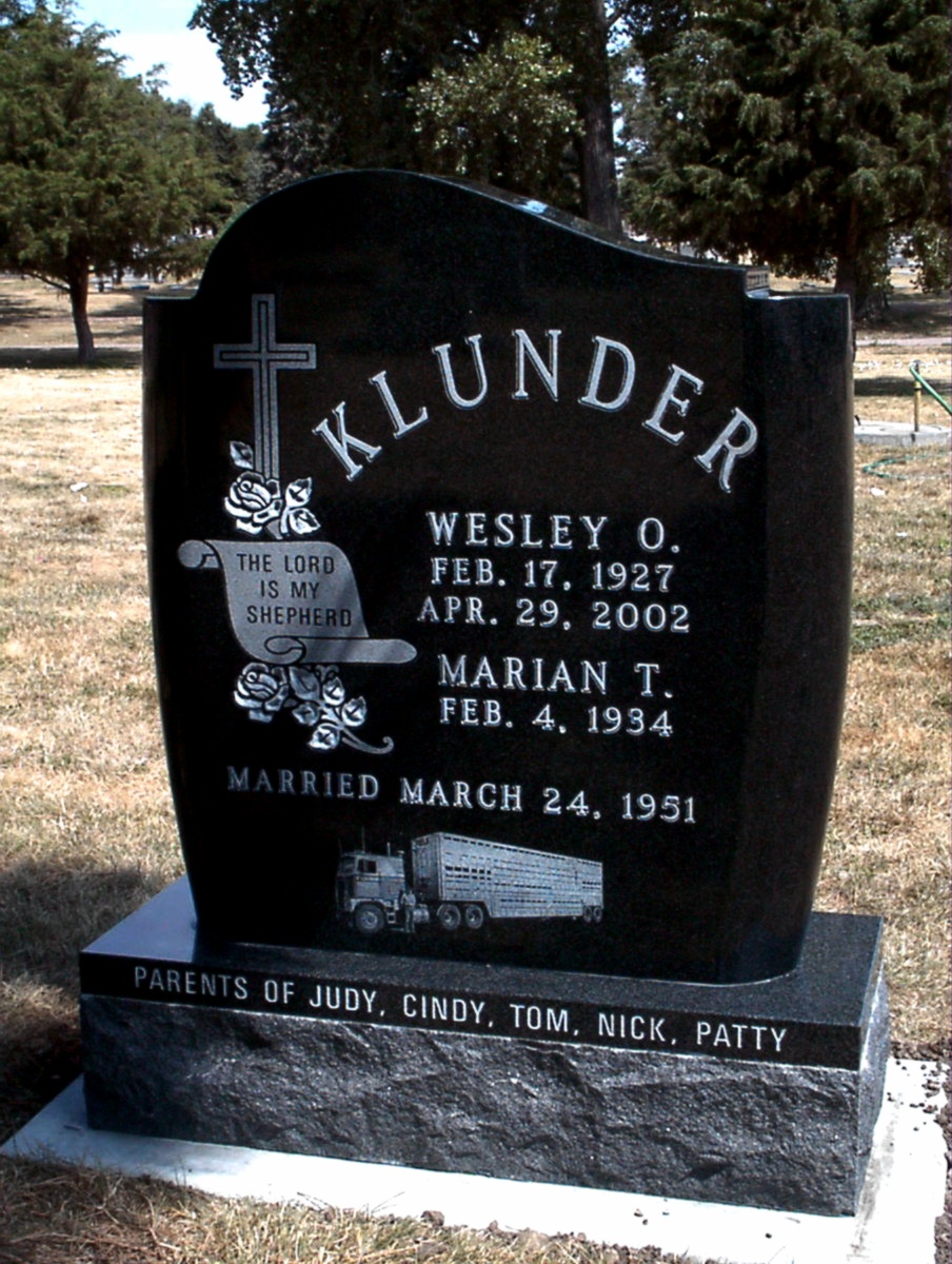 Klunder Cremation Memorial