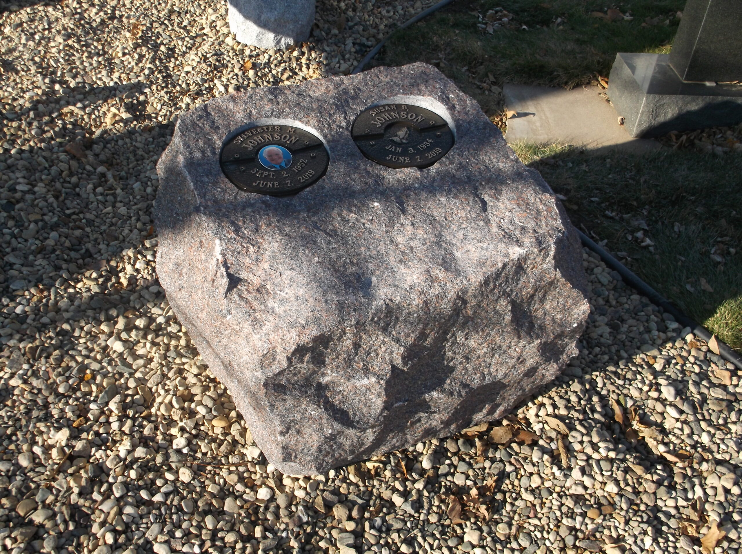 Natural Rock Cremation Memorial