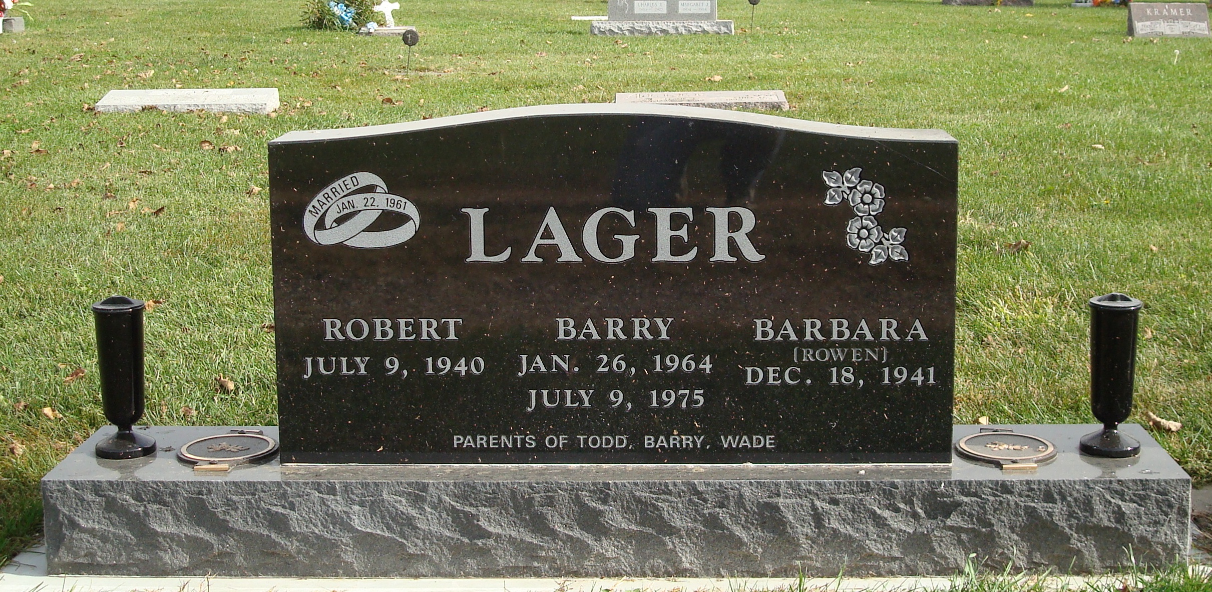 Lager Cremation Memorial