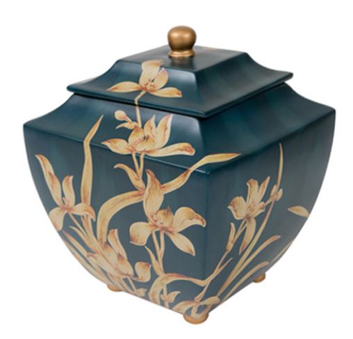 Blue Orchid Urn