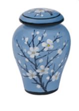 Floral Ceramic Urn
